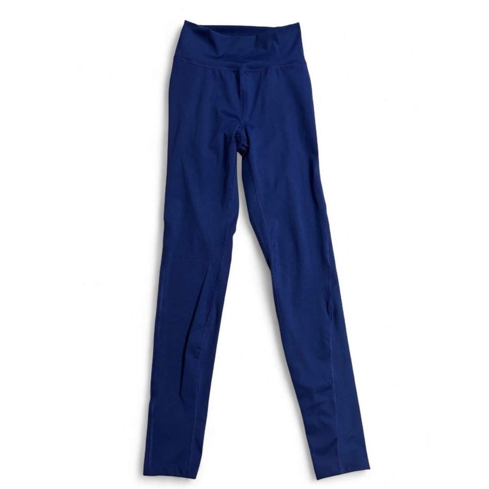 Adidas Women's Blue High Waisted Leggings Size S Athletic Workout Stretch Pants